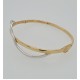 Pre Owned 9ct Two Tone Bangle ZB880